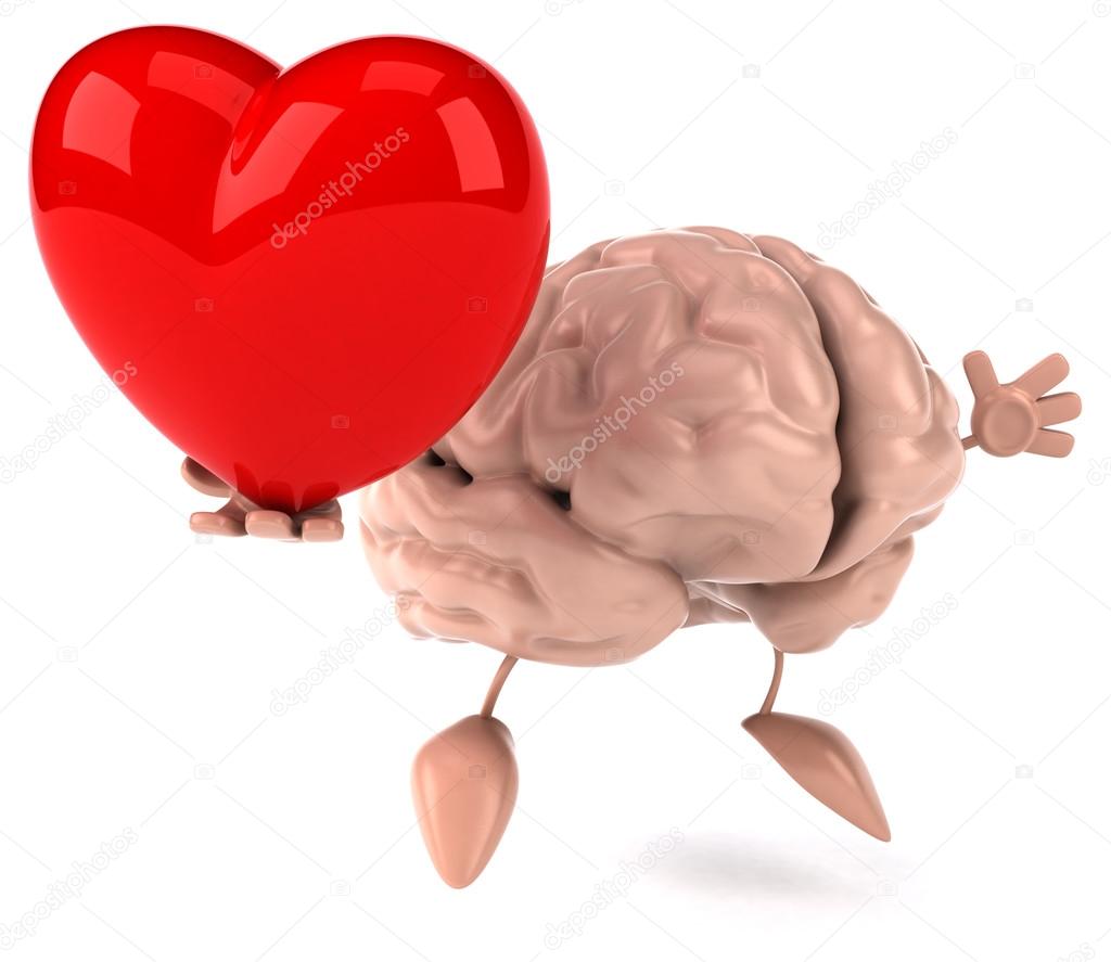 Brain with heart