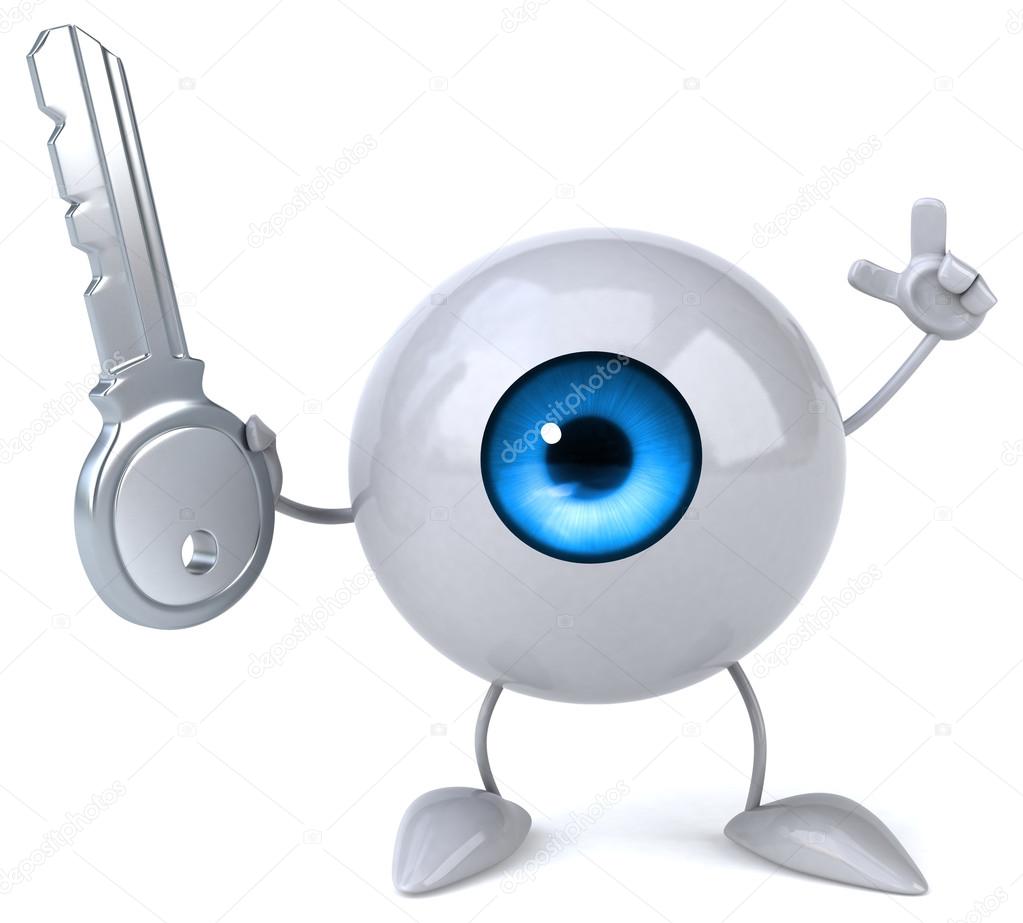 Eye with key