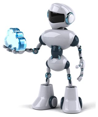 Robot illüstrasyon kavramı