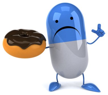 Eğlenceli hap donut ile