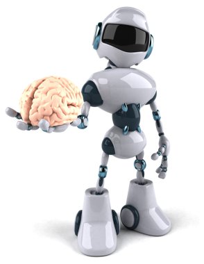 Robot illüstrasyon kavramı