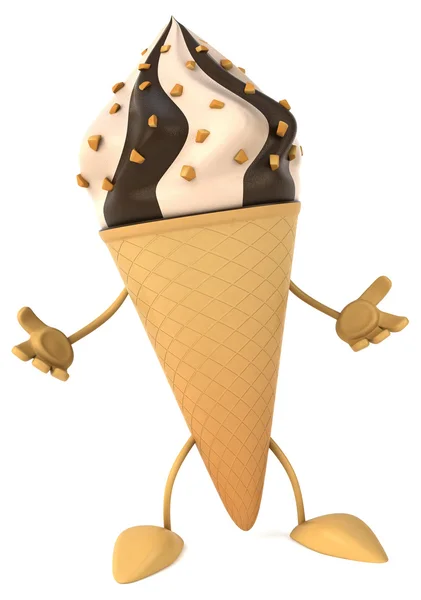 Kreslený zmrzlina — Stock fotografie