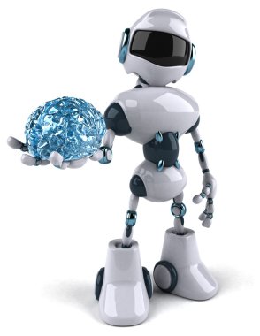 Robot illüstrasyon kavramı