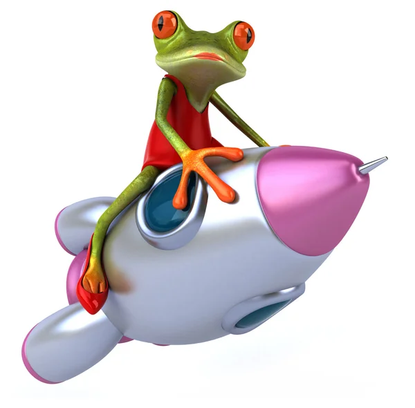 Fun fashion frog — Stock Photo, Image