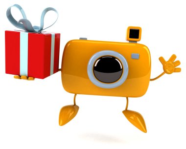 Eğlenceli çizgi film kamera