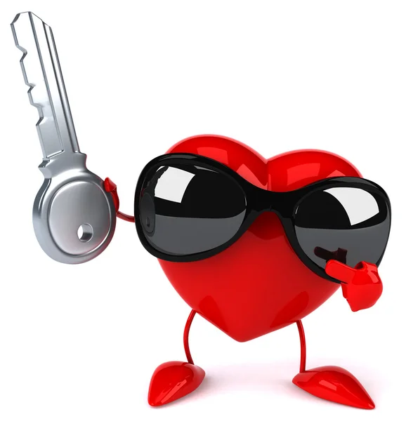 Fun cartoon heart — Stock Photo, Image