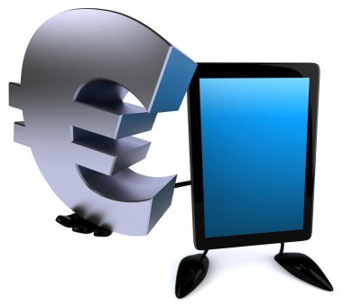 Euro simgesi ile tablet