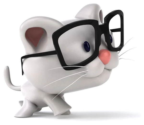 Chat amusant dans des lunettes — Photo