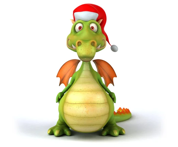 Leuke cartoon dragon — Stockfoto