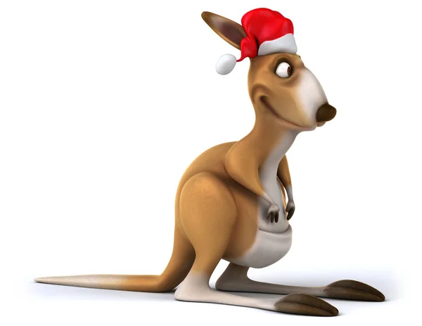 Fun cartoon kangaroo — Stock Photo, Image