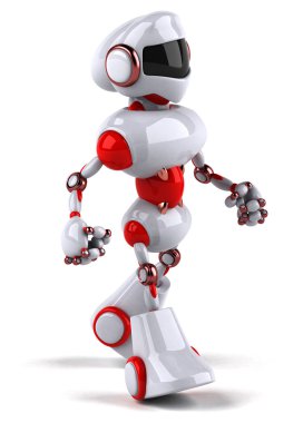 Eğlenceli çizgi film robot