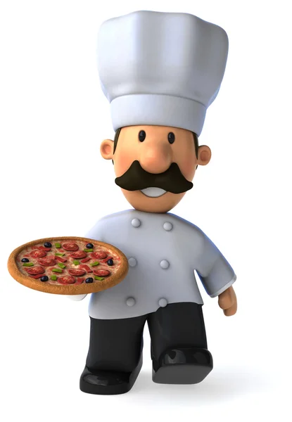 Szakács, pizza — Stock Fotó