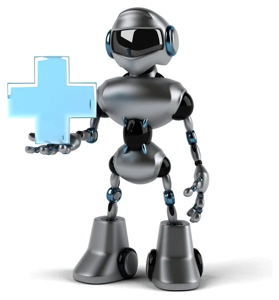 Fun cartoon robot — Stock Photo, Image