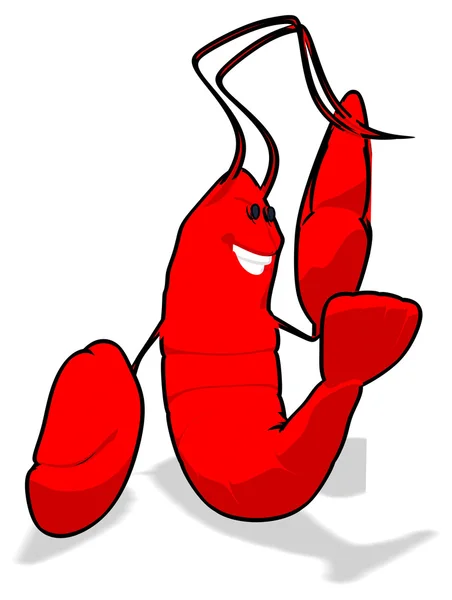 Fun cartoon lobster — Stock Photo, Image