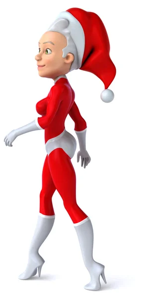 Santa Claus female — Stock Photo, Image