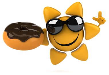 Çörek ile eğlenceli güneş