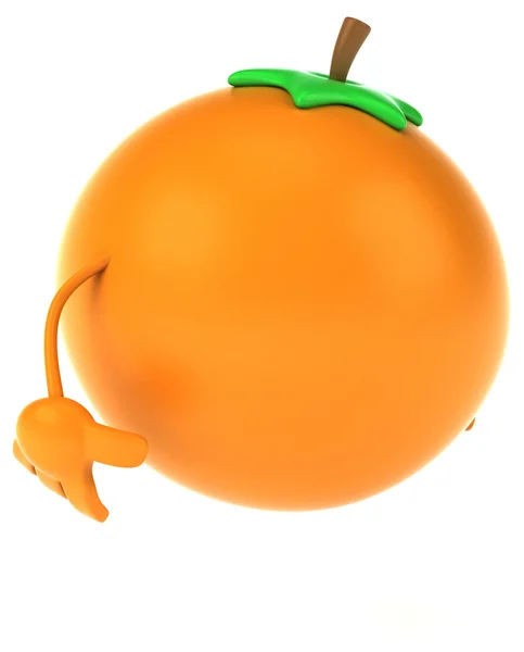 Spaß Cartoon orange — Stockfoto