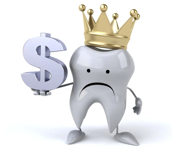 Fun cartoon tooth — Stock Photo, Image