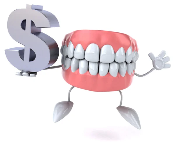 Fun cartoon teeth — Stock Photo, Image