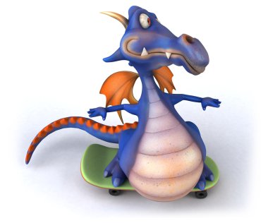 Eğlenceli çizgi film dragon