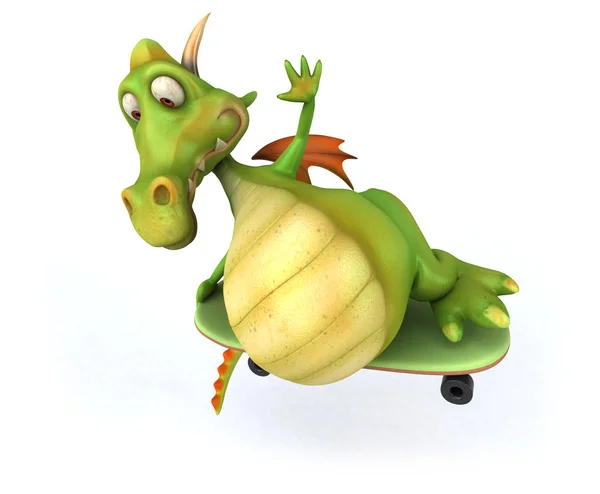 Fun cartoon dragon — Stock Photo, Image