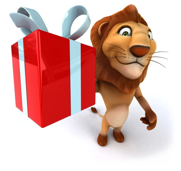 Fun lion illustration — Stock Photo, Image