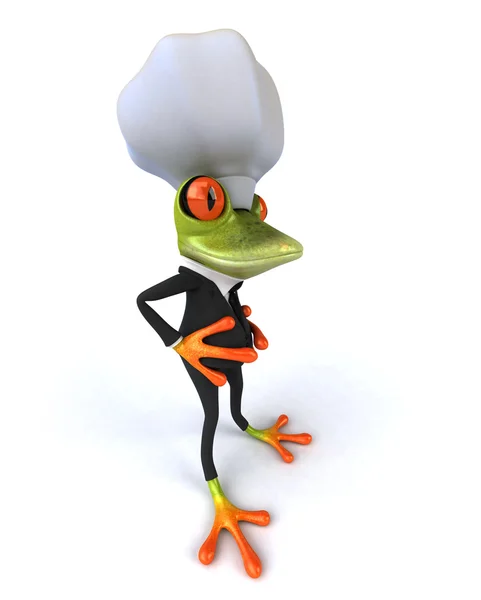 Fun cartoon frog — Stock Photo, Image