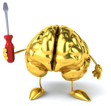 Aracı ile eğlenceli beyin