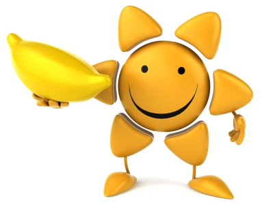 Muz ile eğlenceli güneş