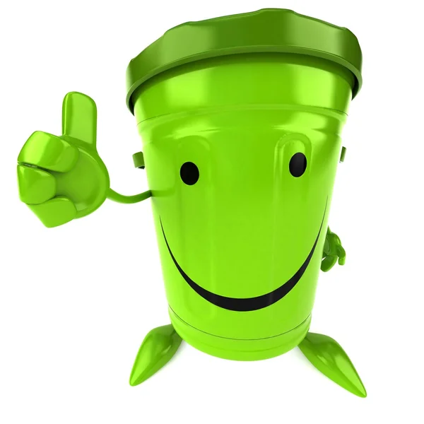 Green trash bin Stock Photo by ©julos 69080503
