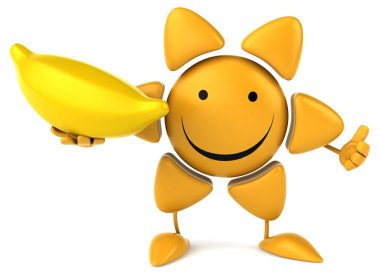 Muz ile eğlenceli güneş