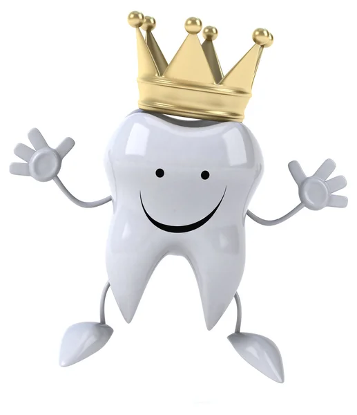 Fun cartoon tooth — Stock Photo, Image