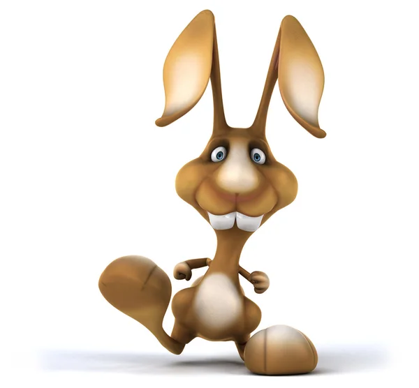 Fun cartoon rabbit — Stock Photo, Image