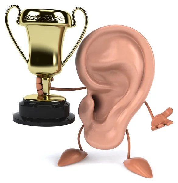 Fun cartoon ear — Stock Photo, Image