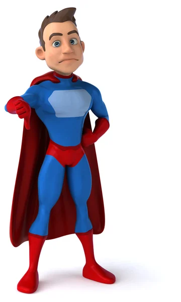 Fun young superhero — Stock Photo, Image