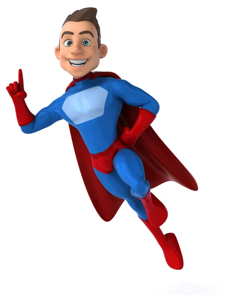 Fun young superhero — Stock Photo, Image