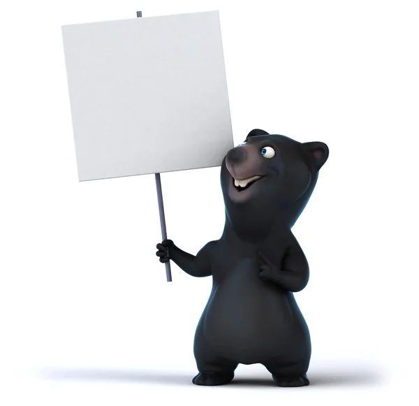 Fun cartoon bear — Stock Photo, Image