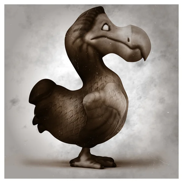 Мультфильм о птице Додо — стоковое фото