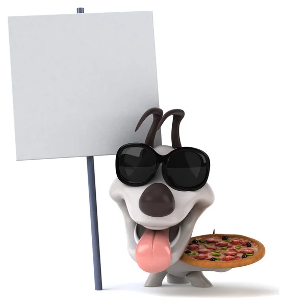 Fun cartoon dog — Stock Photo, Image