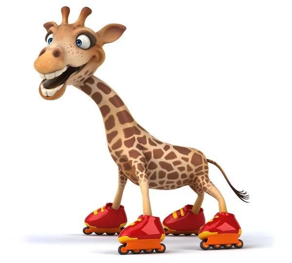 Fun cartoon giraffe — Stock Photo, Image