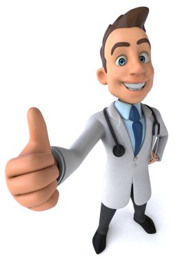 Eğlenceli çizgi film doktor