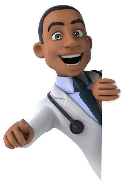 Fun cartooon doctor — Stock Photo, Image