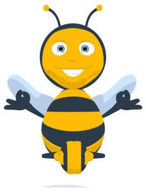 Yoga poz eğlenceli arı