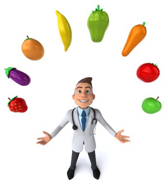 Sebze ve meyve ile eğlenceli doktor
