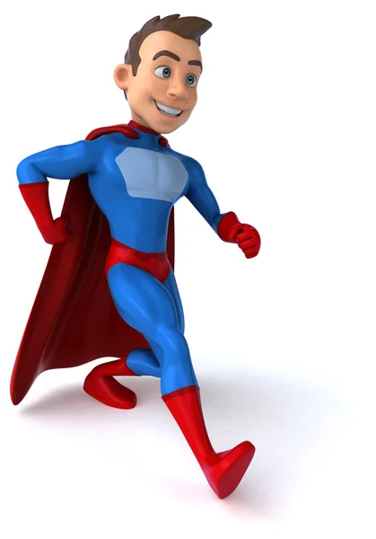 Fun young superhero — Stock Photo, Image