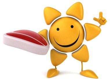 Eğlenceli Sun'ın biftek