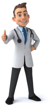 Eğlenceli çizgi film doktor