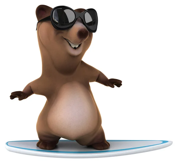 Fun cartoon bear — Stock Photo, Image