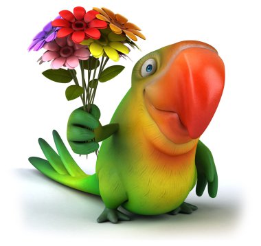 Parrot Çiçek ile eğlenceli bir