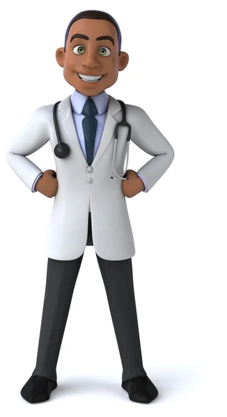 Fun cartooon doctor — Stock Photo, Image